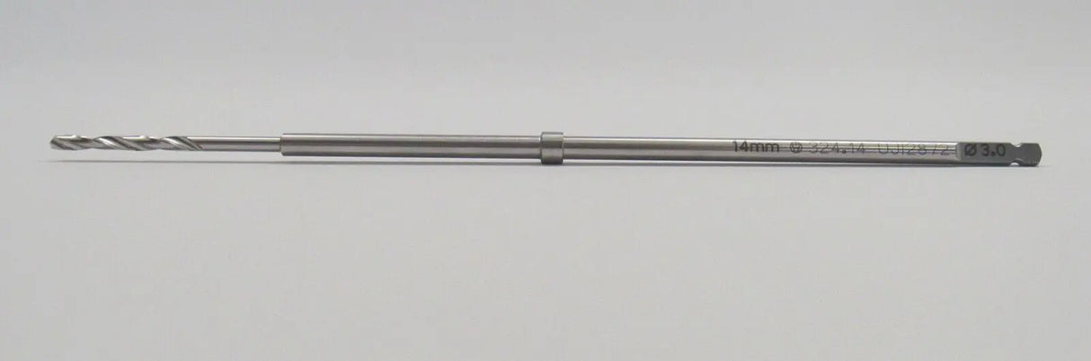 Synthes 324.14 Orthopedic Drill Bit with 14mm Stop 7-1/2" Synthes