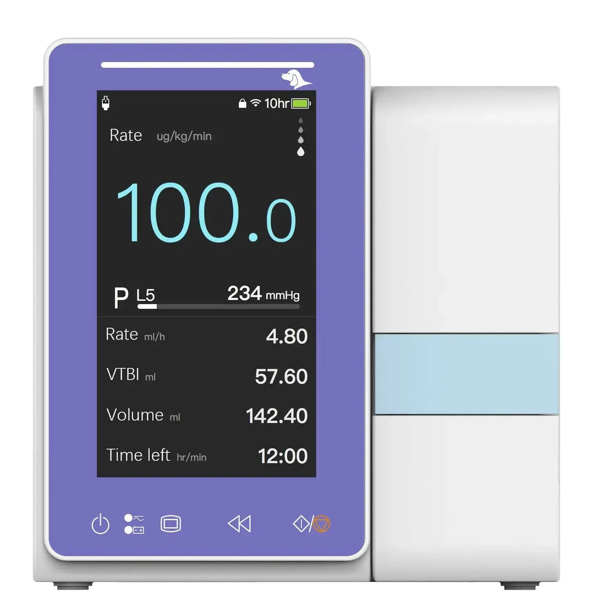 ENMIND EN-V5 Vet Veterinary Infusion Pump 4.3" Color Touch Screen Enmind