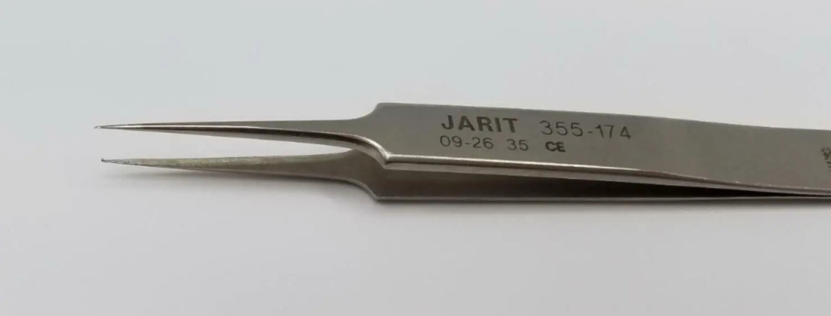 Jarit 355-174 Surgical Style #5 Straight Fine Jeweler Forceps 4-1/2" Jarit