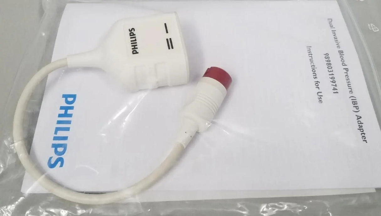 Philips 989803199741 Dual Invasive Blood Pressure IBP Adapter Philips