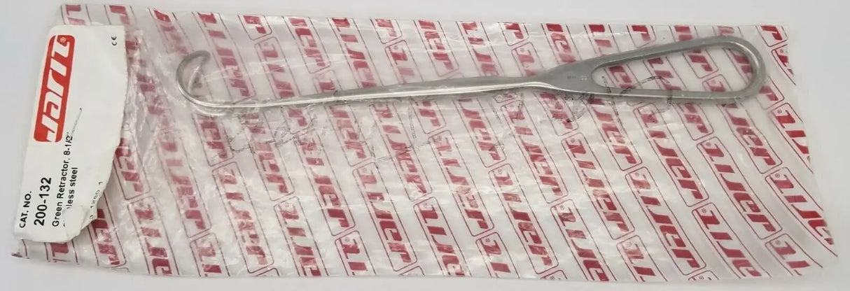 Jarit 200-132 Green 1" x 3/4" Thyroid Retractor 9" (New) Jarit