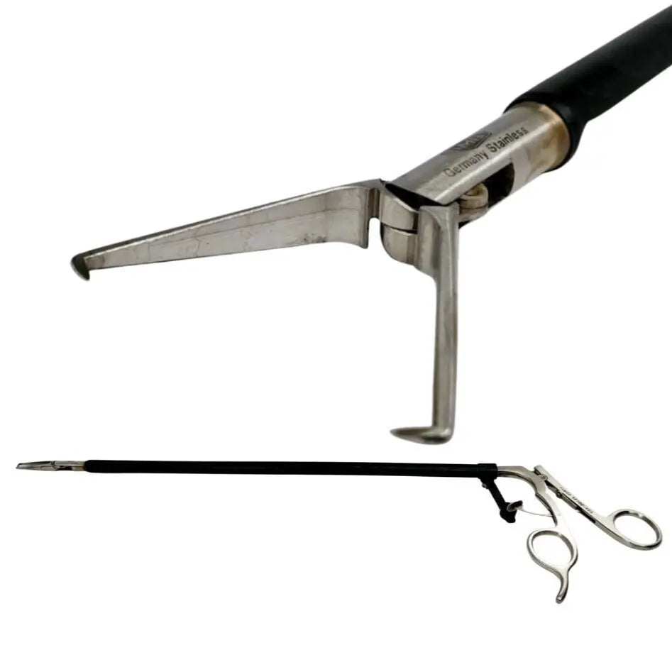 Elmed 52102-45A 10mm Schroeder Tenaculum Grasping Dissecting Forceps 18-1/4" Elmed