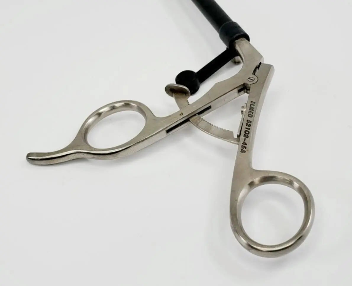 Elmed 52102-45A 10mm Schroeder Tenaculum Grasping Dissecting Forceps 18-1/4" Elmed