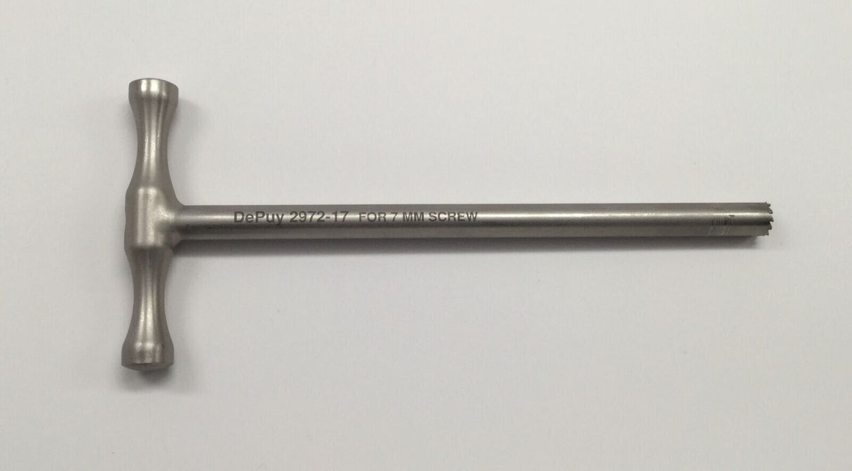 DePuy 2972-17 7mm T-Handle Driver Orthopedic