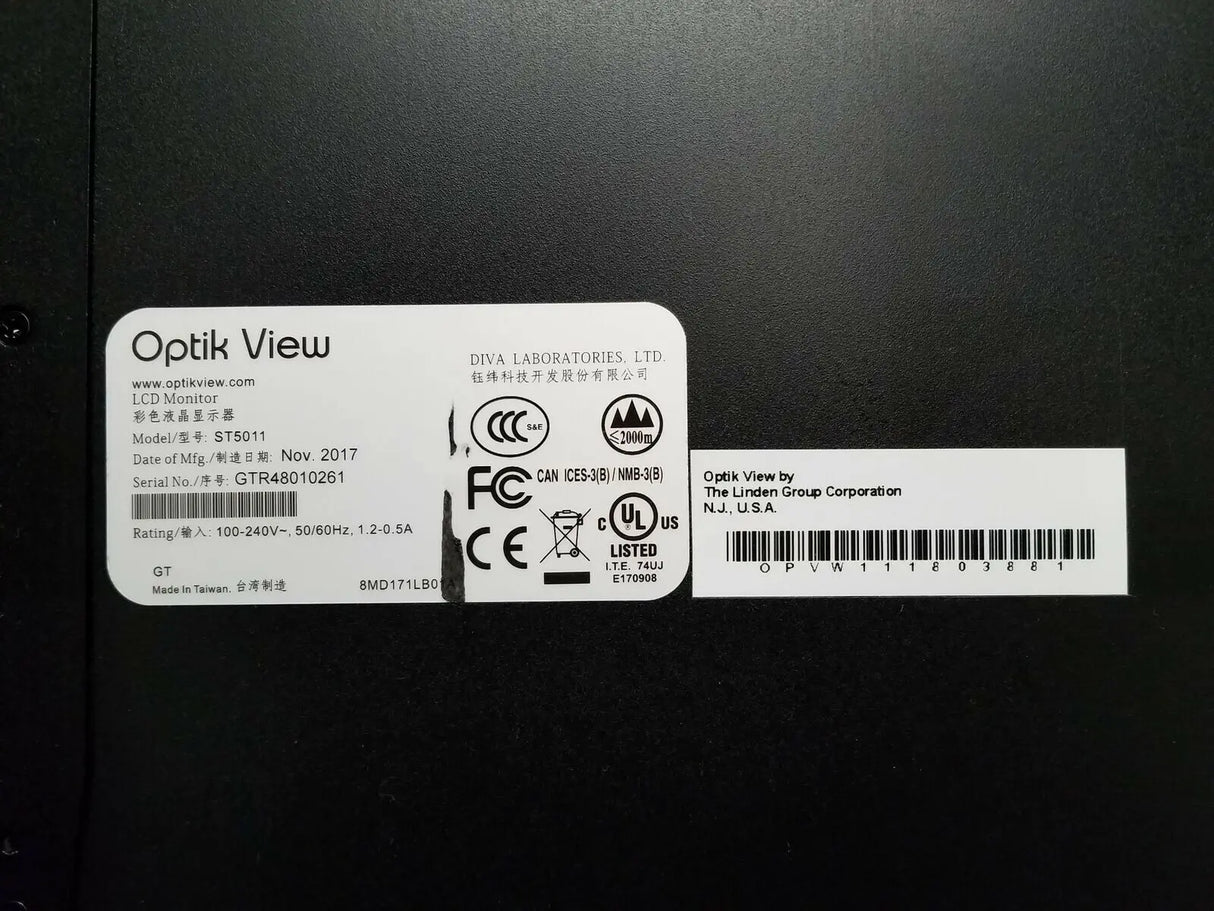 Steris ST5001 Vividimage W High Definition 50" Medical Display Monitor Steris