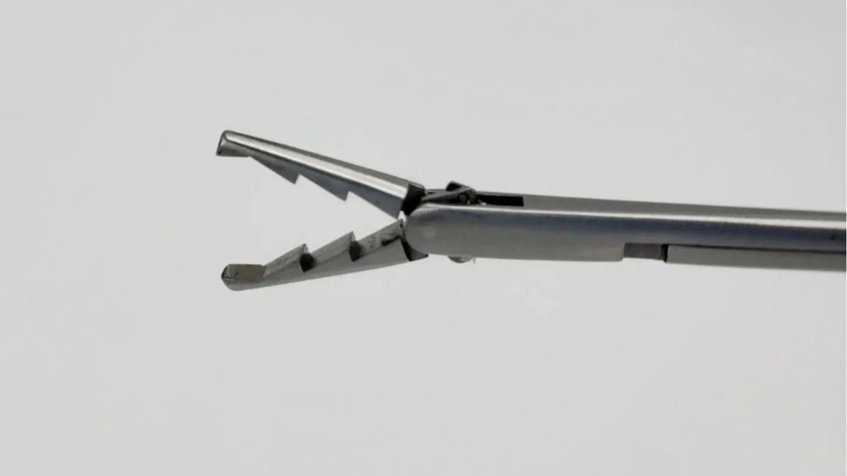 V. Mueller BE-2471 Kahler Bronchial Grasping Forceps 2mm ENT Alligator Style V. Mueller