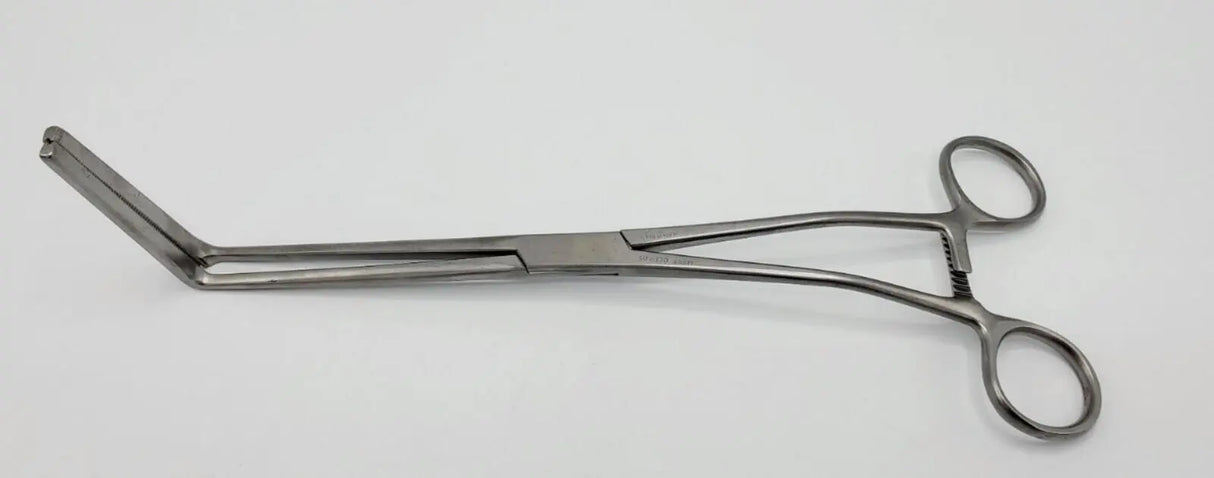 V. Mueller SU6130 Glassman Anterior Resection Clamp Right Angled 3-3/4" Jaw 10" Primis Medical