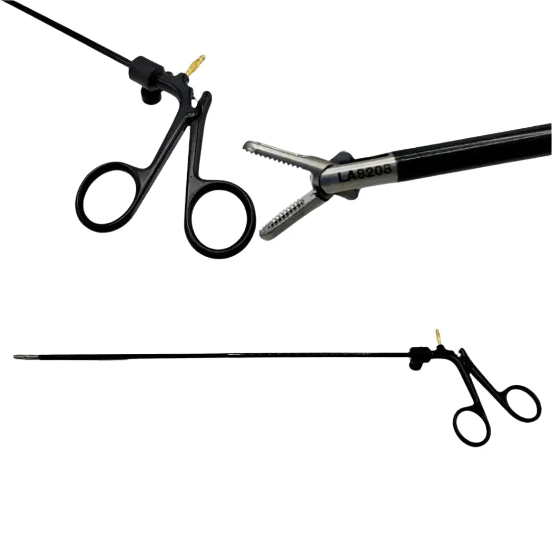 V. Mueller LA8208 Grasper 5mm Insulated Shaft w/ Handle 18" V. Mueller