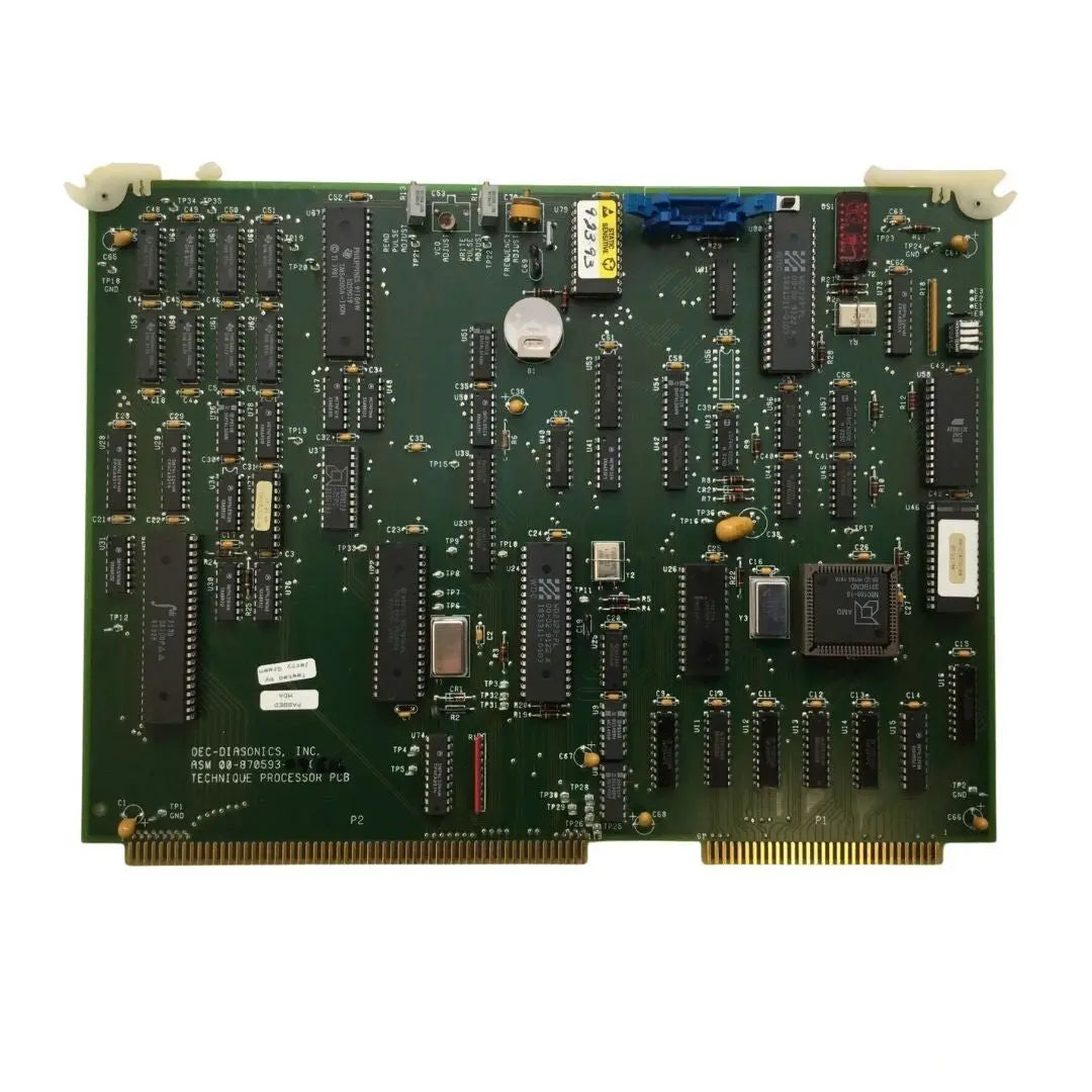 GE OEC 9400 C Arm 00-870593 Technique Processor Board PCB GE