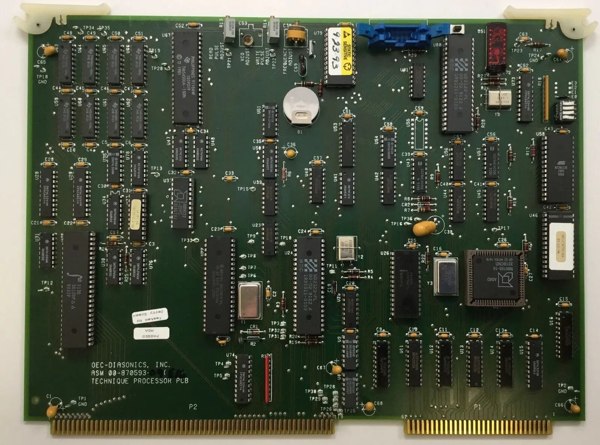 GE OEC 9400 C Arm 00-870593 Technique Processor Board PCB GE