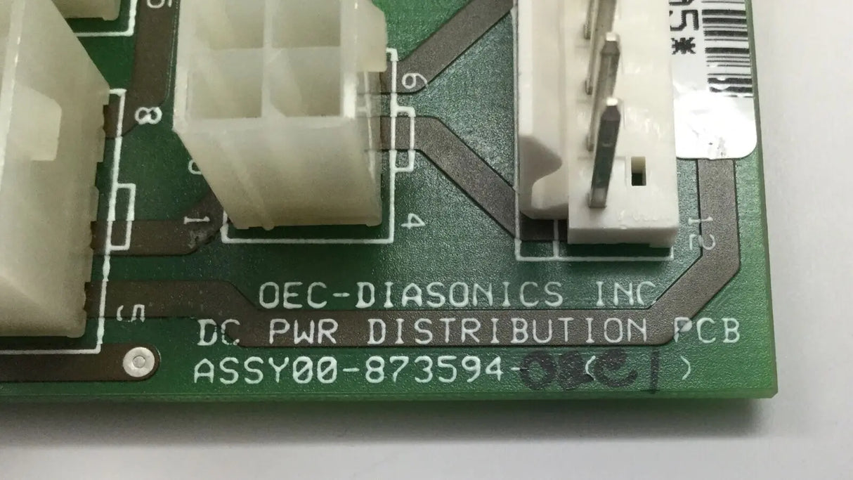 GE OEC 9400 C Arm 00-873594-02 DC Power Distribution PCB GE