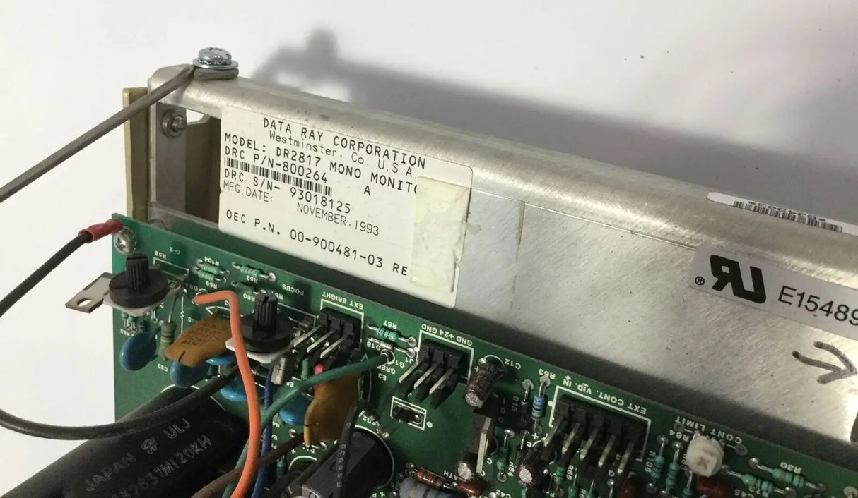 GE OEC 9400 Workstation monitor DR2817 GE