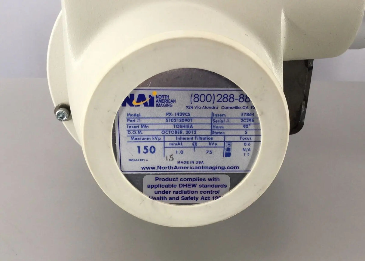 NAI PX-1429CS X-Ray Tube NAI