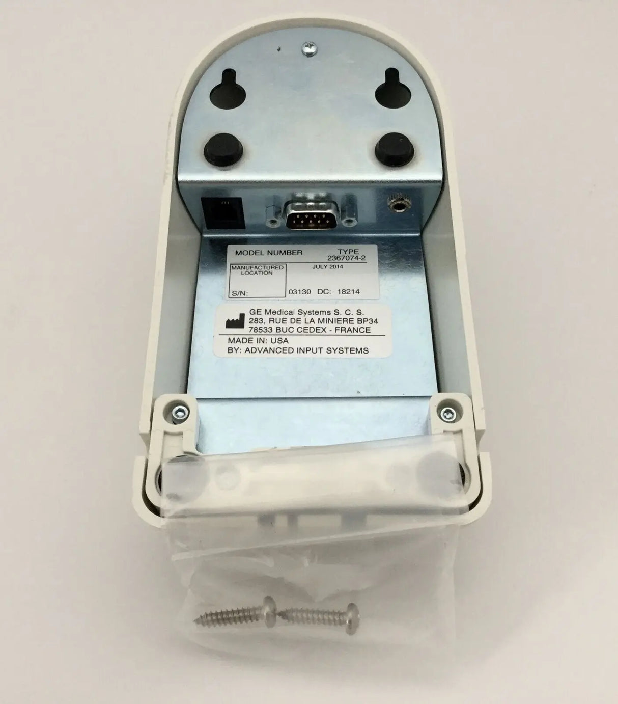 GE 2367074-2 Hand Switch Support For Innova 2100 Cath / Angio GE