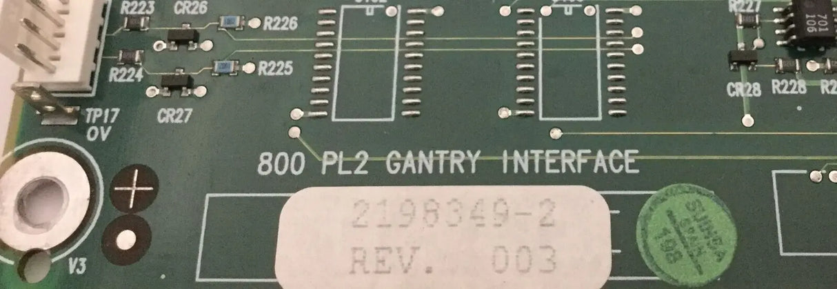 GE 2198349-2 Rev 003 Senographe 2000D 800 PL21 Gantry Interface Board GE