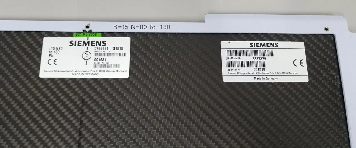 Siemens Multix DR Rad Room X-Ray Grid 5766691 / 3837379 Warranty Siemens