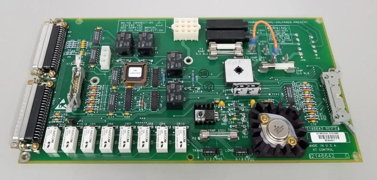 GE 2146643 Rev 2 Proteus System Rad Room Cabinet XT Control Board GE