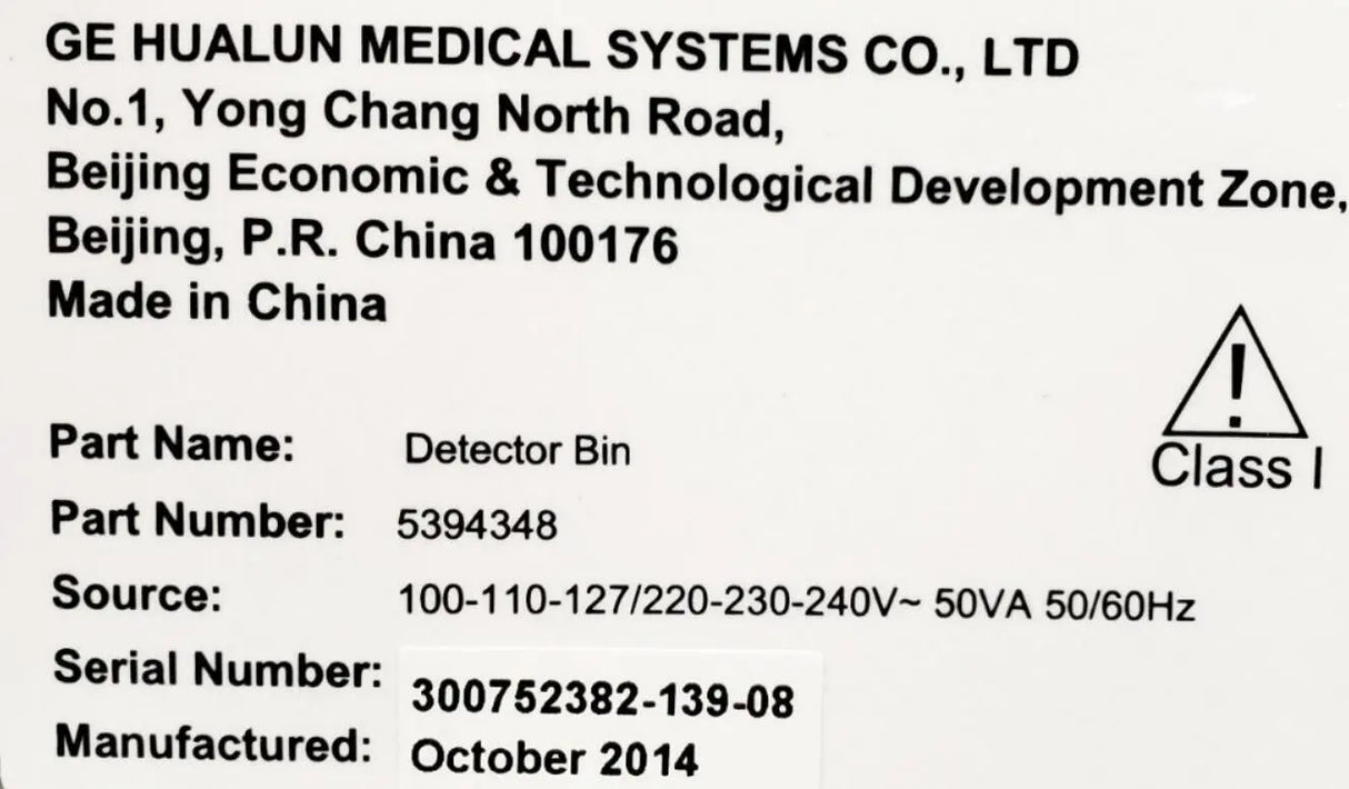 GE 5394348 Universal Rad Power Detector Charger Docking Bin GE