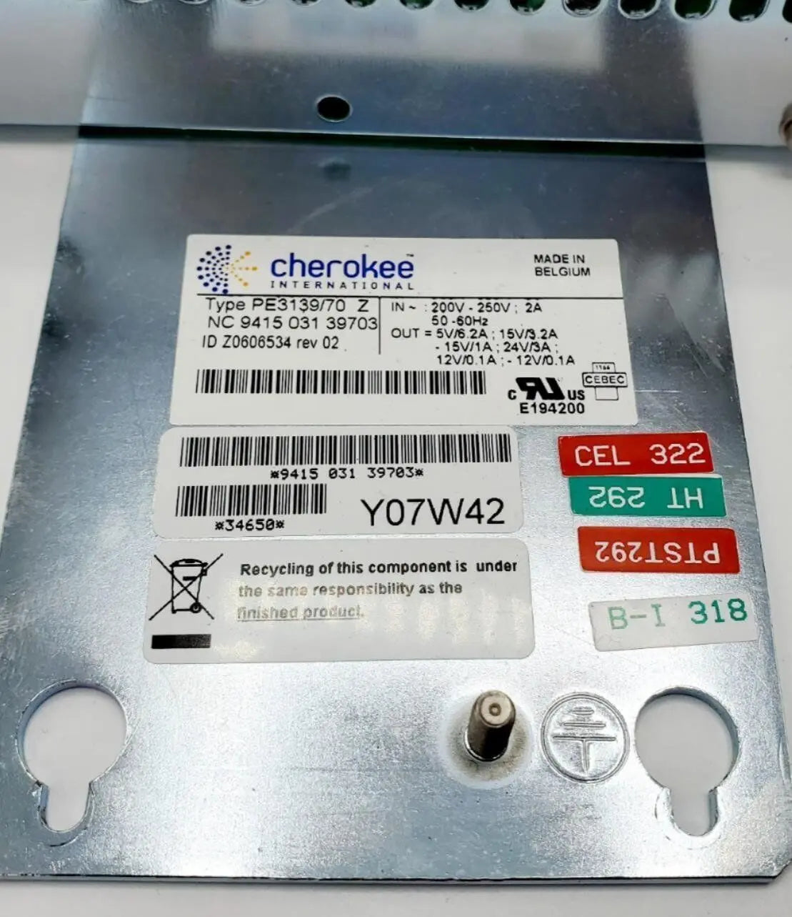 Philips PE3139/70 Rev 2 BV Pulsera C-Arm Power Supply Philips