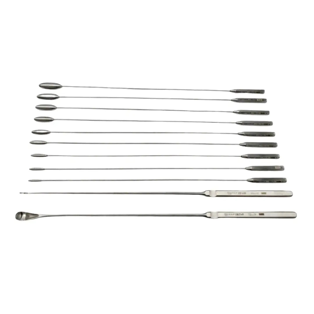 Aesculap Bakes Dilators and Scoops Set of 11 Excellent Condition Aesculap