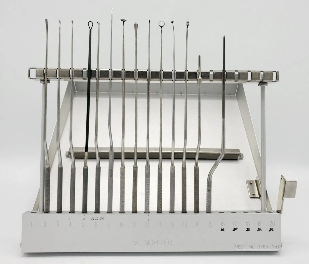 V. Mueller Rhoton Trans-Sphenoidal 14-Piece Instrument Set and Case Neurology Primis Medical