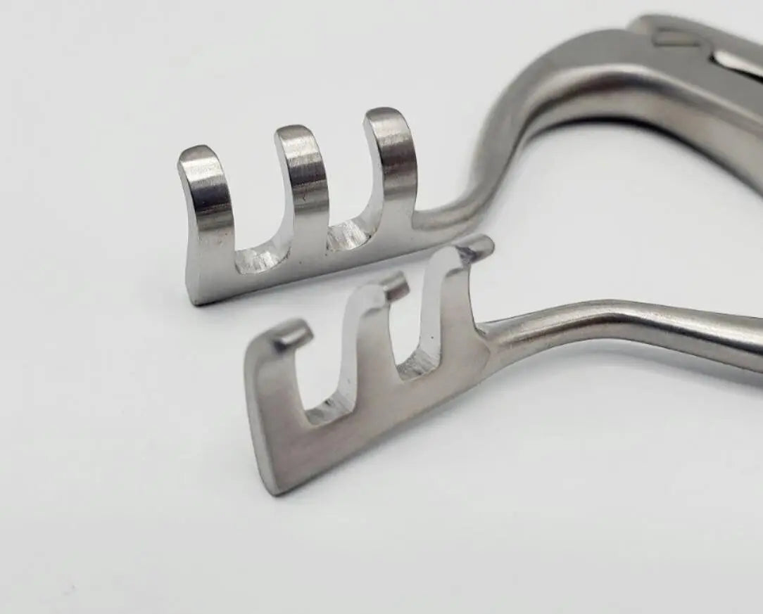 Jarit 290-101 Jansen Retractor 13mm Deep 3 x 3 Blunt Prongs 3" Jarit