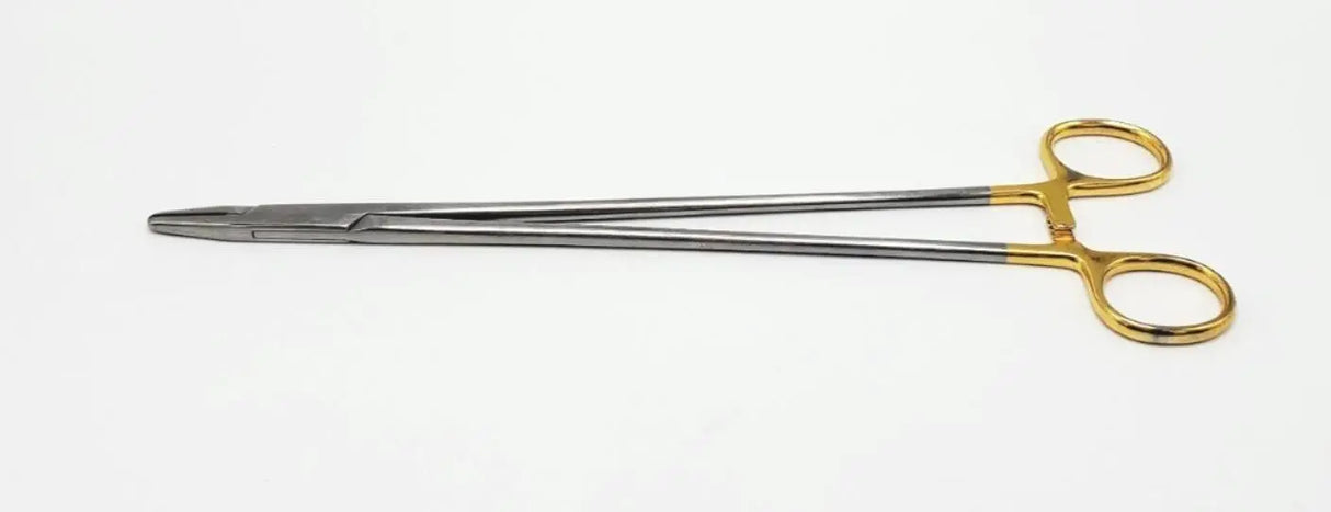 Jarit 121-142 Mayo-Hegar Holder Grooved Jaws Straight 20mm 10-1/2" Jarit