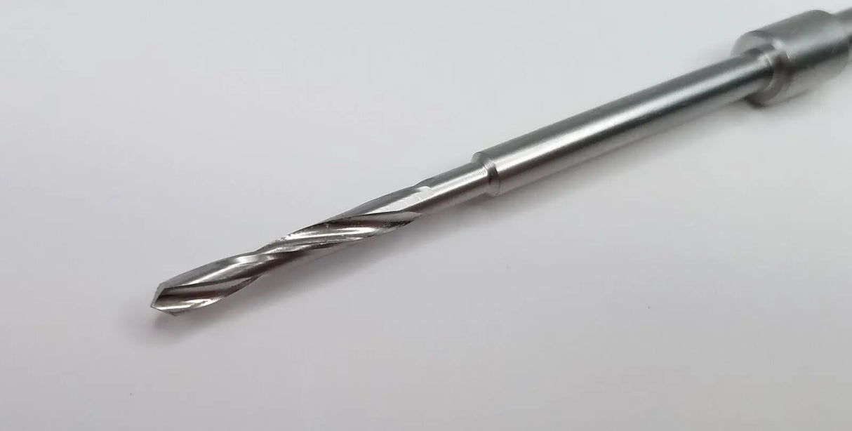 Synthes 03.161.024 Surgical 3.2mm Quick-Coupling 2-Flute Drill Bit w/Stop 9-3/4" Synthes
