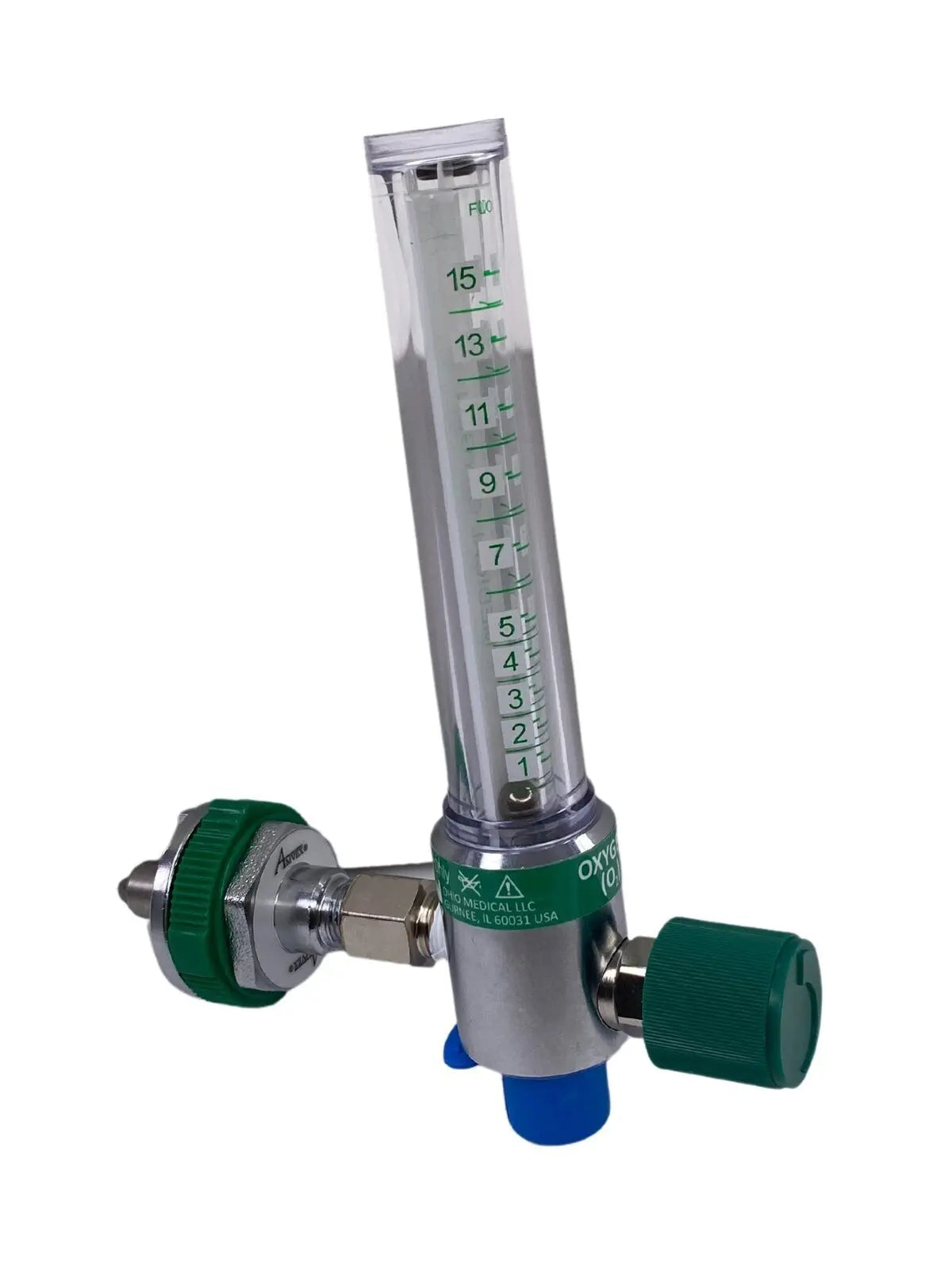 Amvex FM-15UO-OH 15L Oxygen Flowmeter Amvex