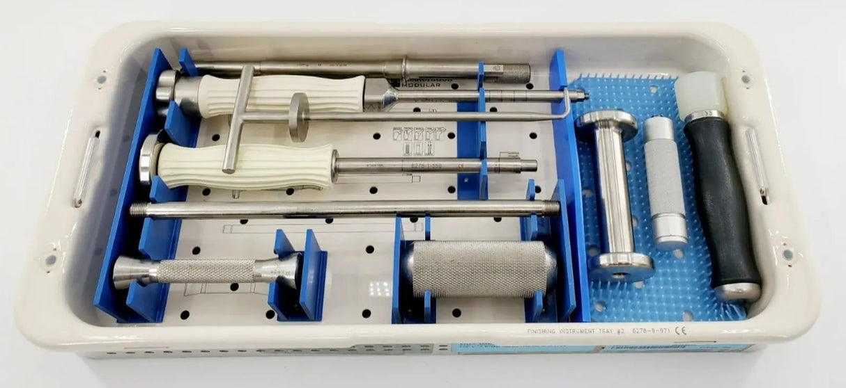 Stryker 6278-9-971 Restoration Modular Finishing Instrument Set w/ Tray Stryker
