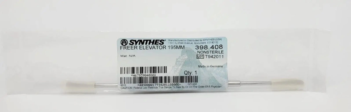Synthes 310.408 Freer Elevator Orthopedic 7-3/4" New Synthes