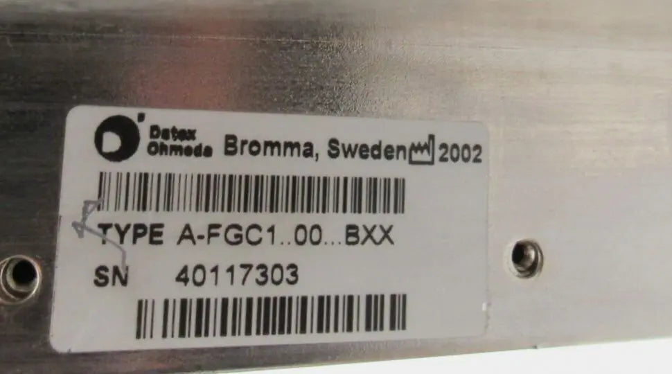 Datex Ohmeda Fresh Gas Module A-F-GC1...00..BXX Datex Ohmeda