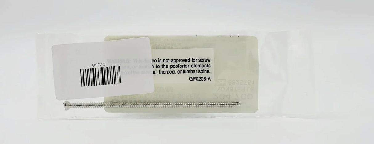 Synthes 204.700 3.5mm Pelvic Cortex Screw Self-Tapping 100mm Synthes