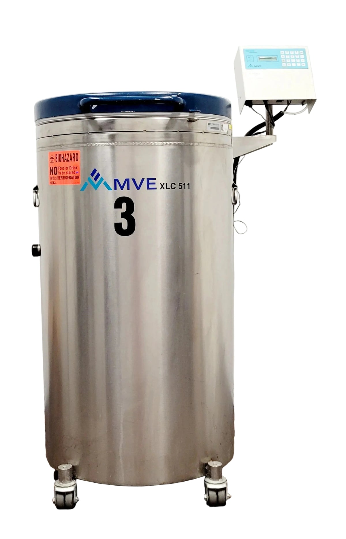 MVE XLC 511 Cryogenic Liquid Nitrogen Storage Tank 158L with Controller Pre-Owned mve