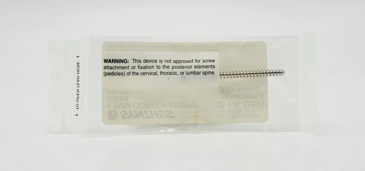 Synthes 214.056 4.5mm Cortex Screw 56mm Synthes