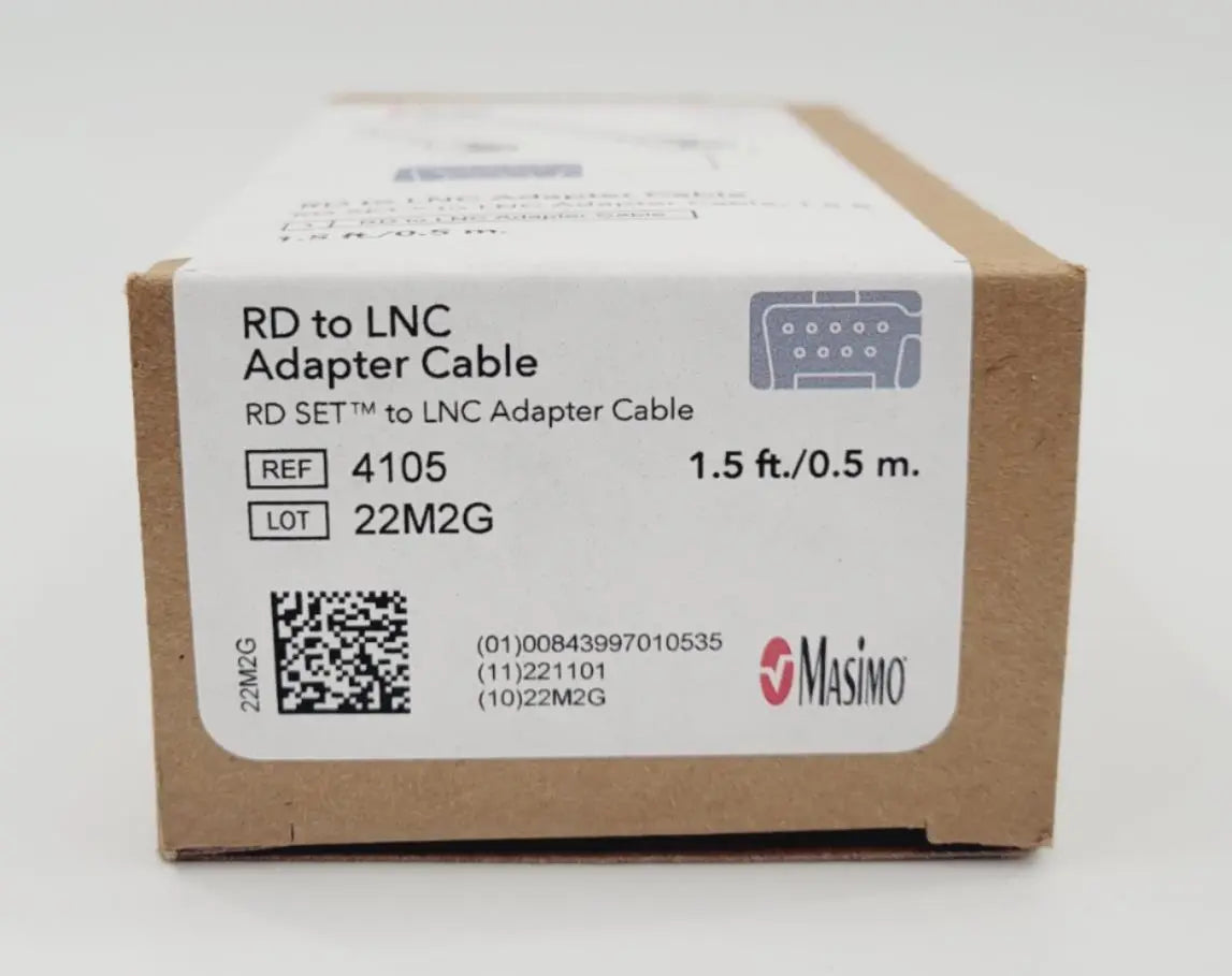 Masimo 4105 RD to LNC Adapter Cable 1.5Ft 0.5m Masimo