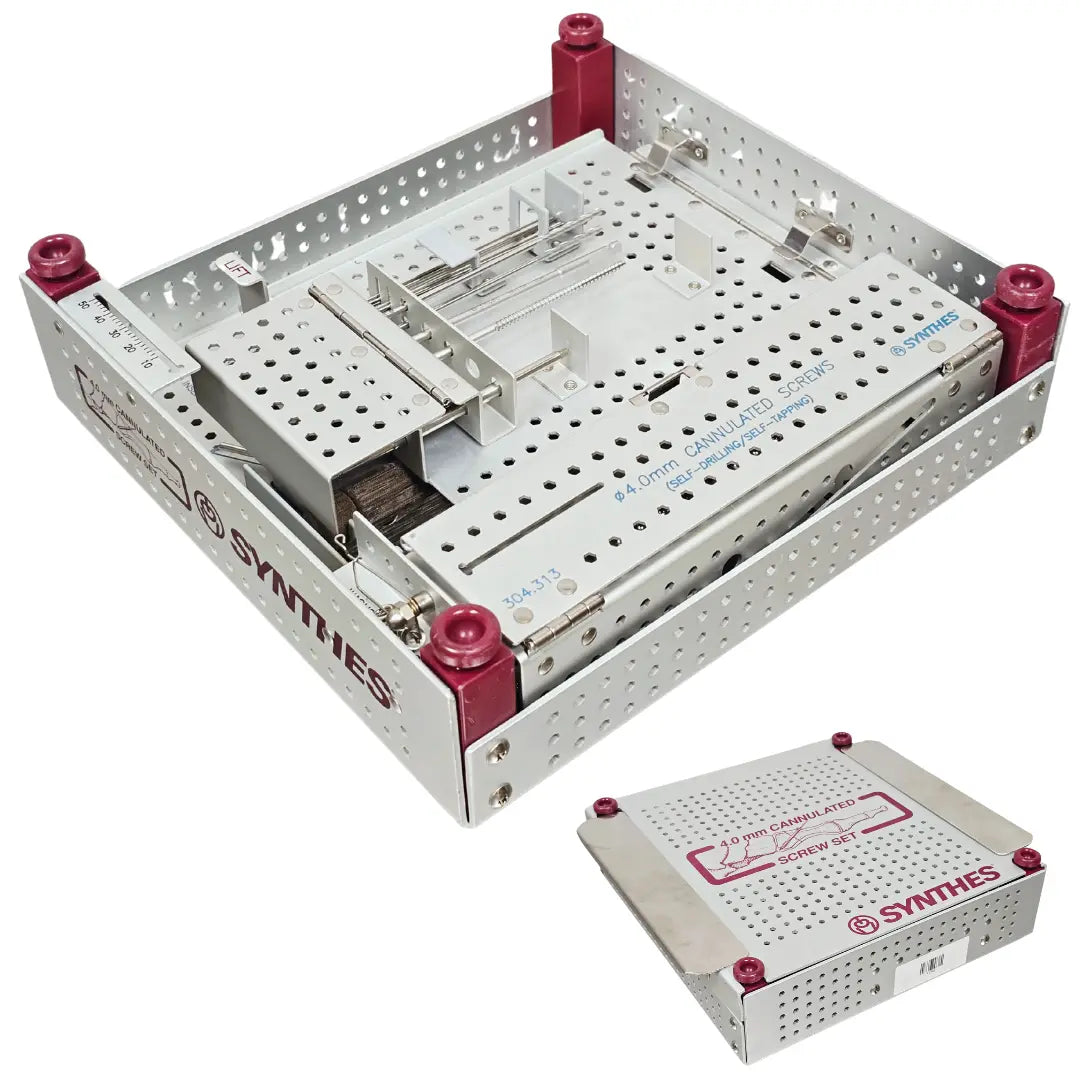 Synthes 4.0mm Cannulated Screw System Instrument & Implants Set Synthes
