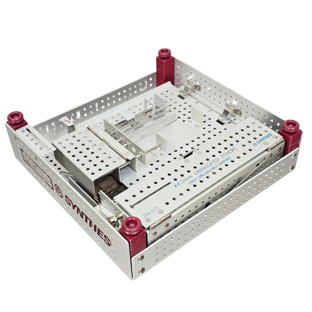 Synthes 4.0mm Cannulated Screw System Instrument & Implants Set Synthes