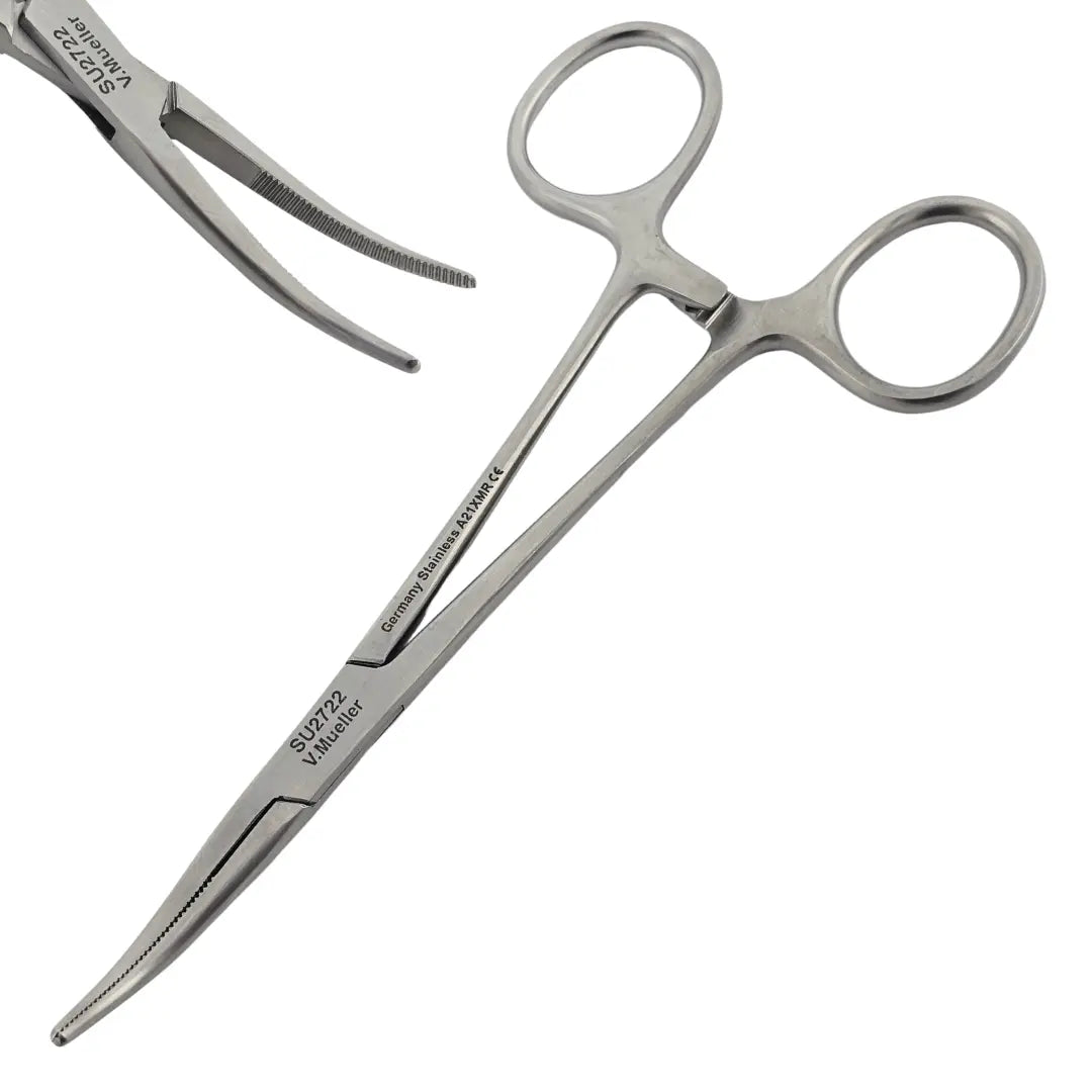 V. Mueller SU2722 Kelly Artery Forceps Curved Overall Length 5-1/2" (14Cm) V. Mueller