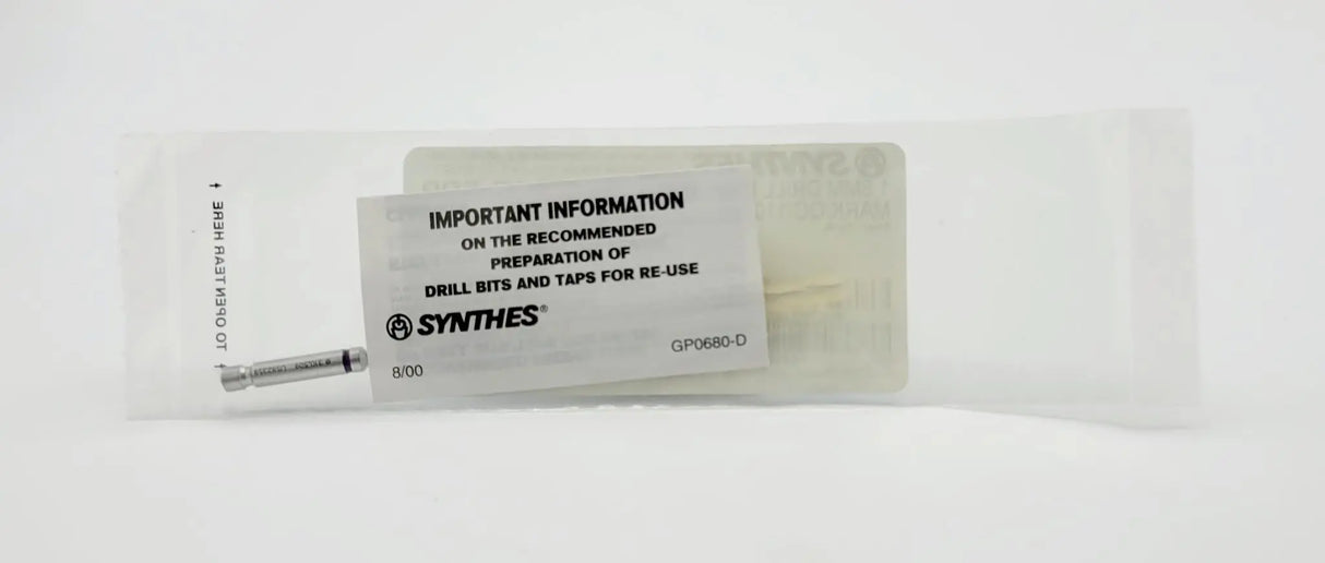 Synthes 310.509 Quick Connect Drill Bit w/ Depth Mark 1.88mm Orthopedic 4.3" Synthes