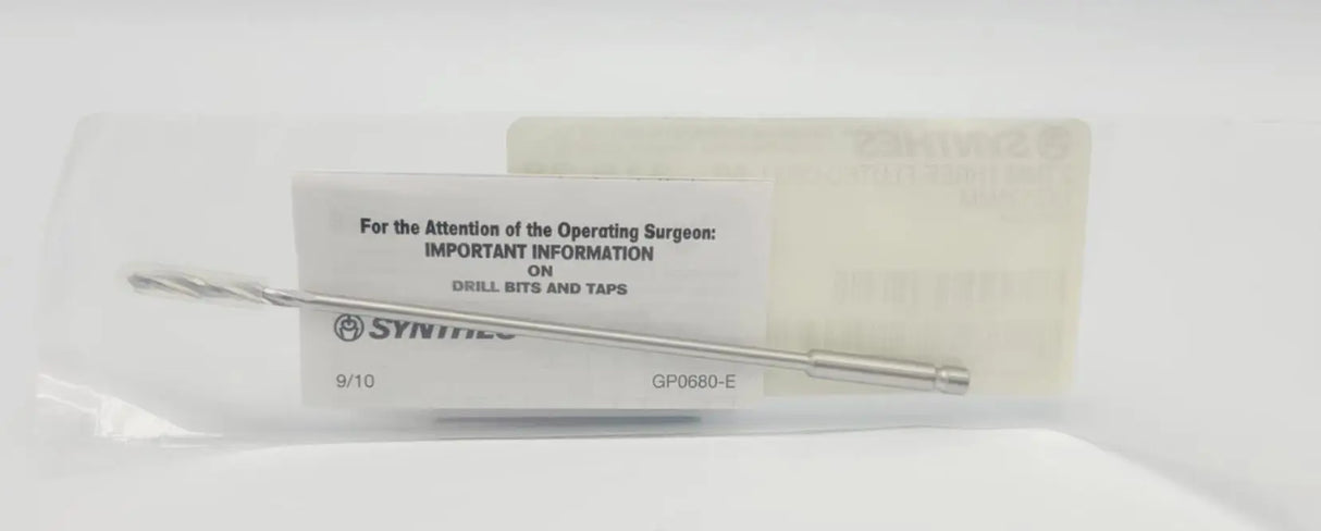 Synthes 315.28 Quick Connect Three Fluted Drill Bit 2.7mm Orthopedic 5-1/8" Synthes