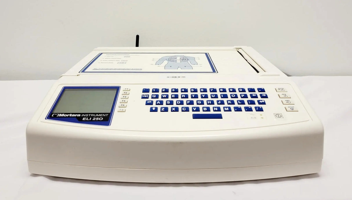 Mortara ELI 250 ECG Unit Certified with New Battery & Cables Primis Medical