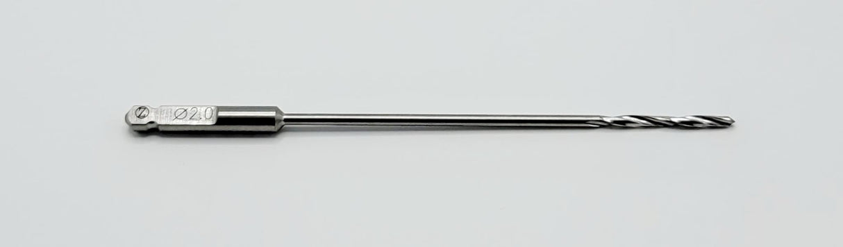 Zimmer 4806-100-20 Quick Connect Drill Bit 2.0mm Orthopedic 4"