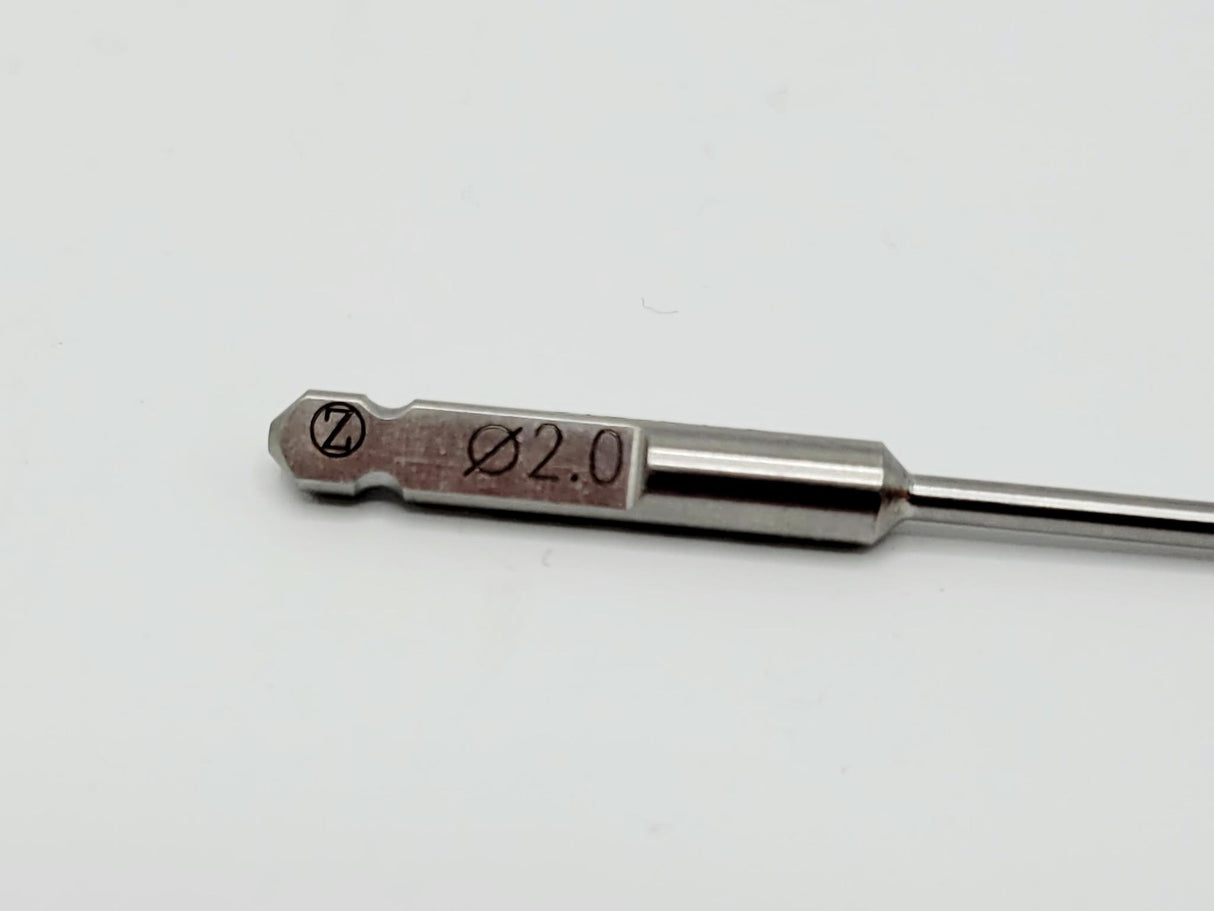 Zimmer 4806-100-20 Quick Connect Drill Bit 2.0mm Orthopedic 4"