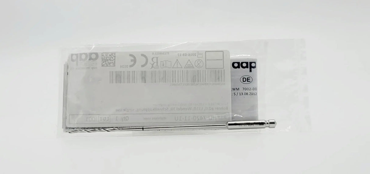 aap Implantate AG IU 7420-11-1U 2.0mm Twist Drill Quick Coupling 110cm aap Implantante