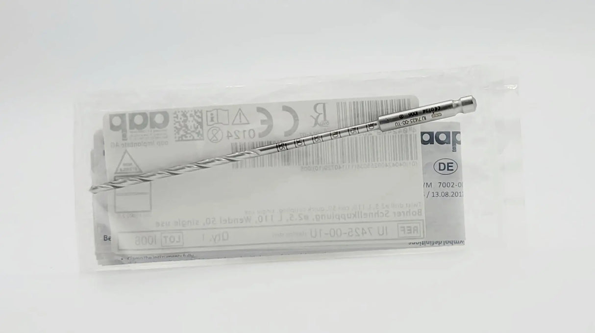 aap Implantate AG IU 7425-00-1U 2.5mm Twist Drill Quick Coupling 110cm aap Implantante