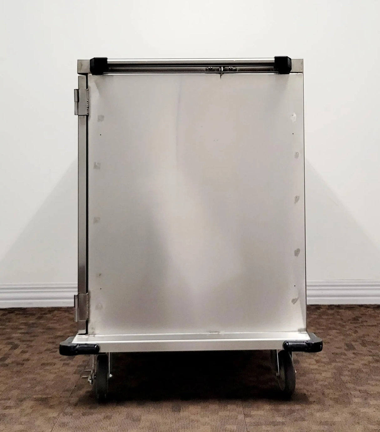 Lakeside Two Door Stainless Cabinet Case Cart 36" Width Wire Shelf Lakeside