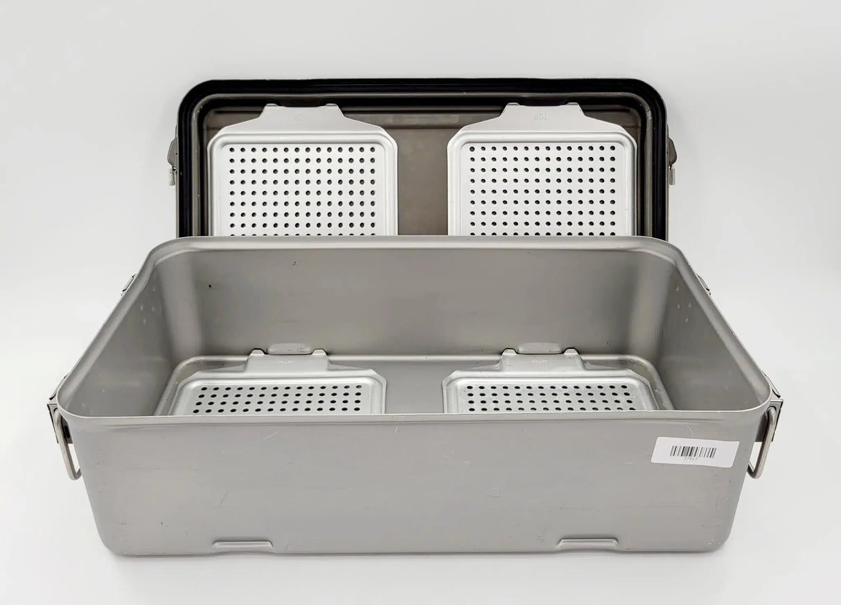 V. Mueller Aluminum Sterilization Container 23" x 12-1/5" x 7" V. Mueller