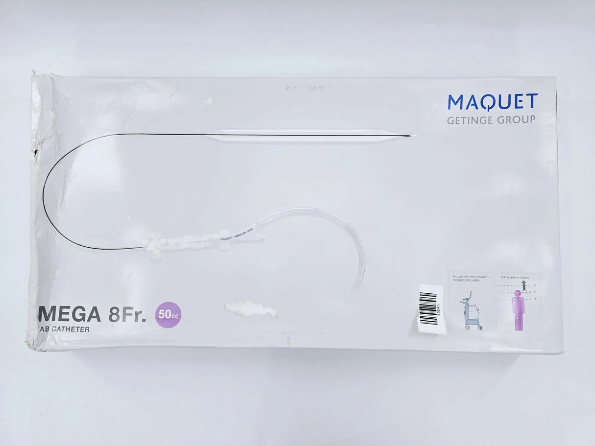 Maquet 0684-00-0296-01U Mega 8F IAB Catheter & Insertion Kit 50cc w/ Two Statlock Maquet