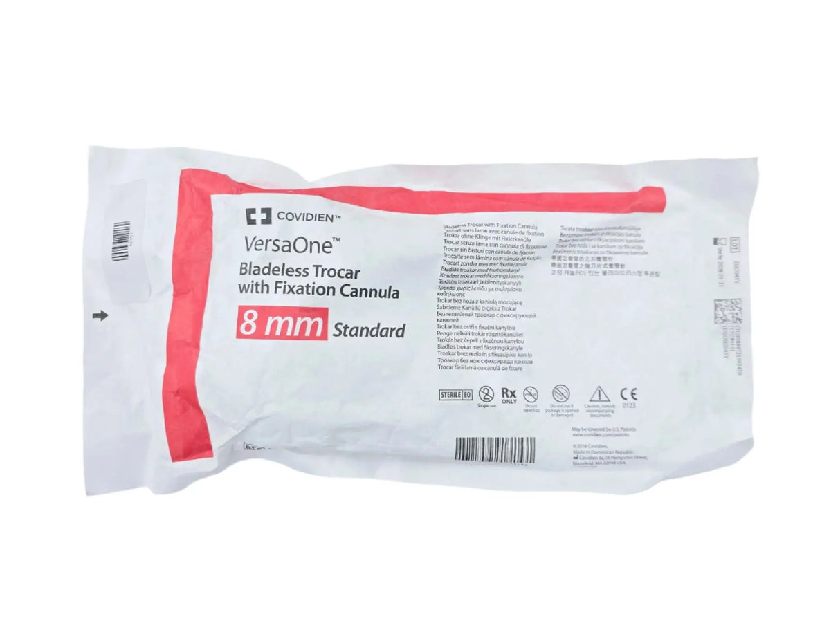 Covidien NONB8STF Bladeless Trocar w Fixation Cannula 8mm Standard Covidien